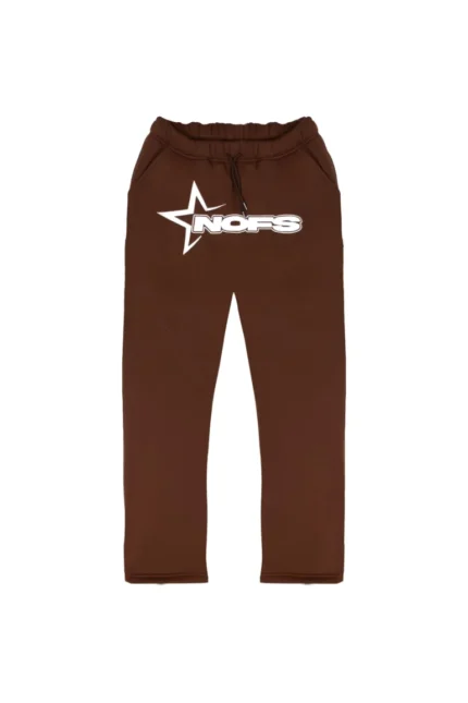 Brown NOFS Jogger Sweatpants